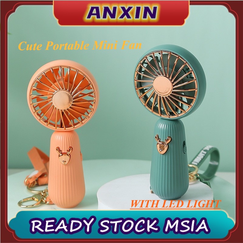 🛒ready stock❤Portable Mini Fan USB Rechargeable Desktop Office Fan Hand-Held Mini Fan USB Fan Kipas Mini USB Fan