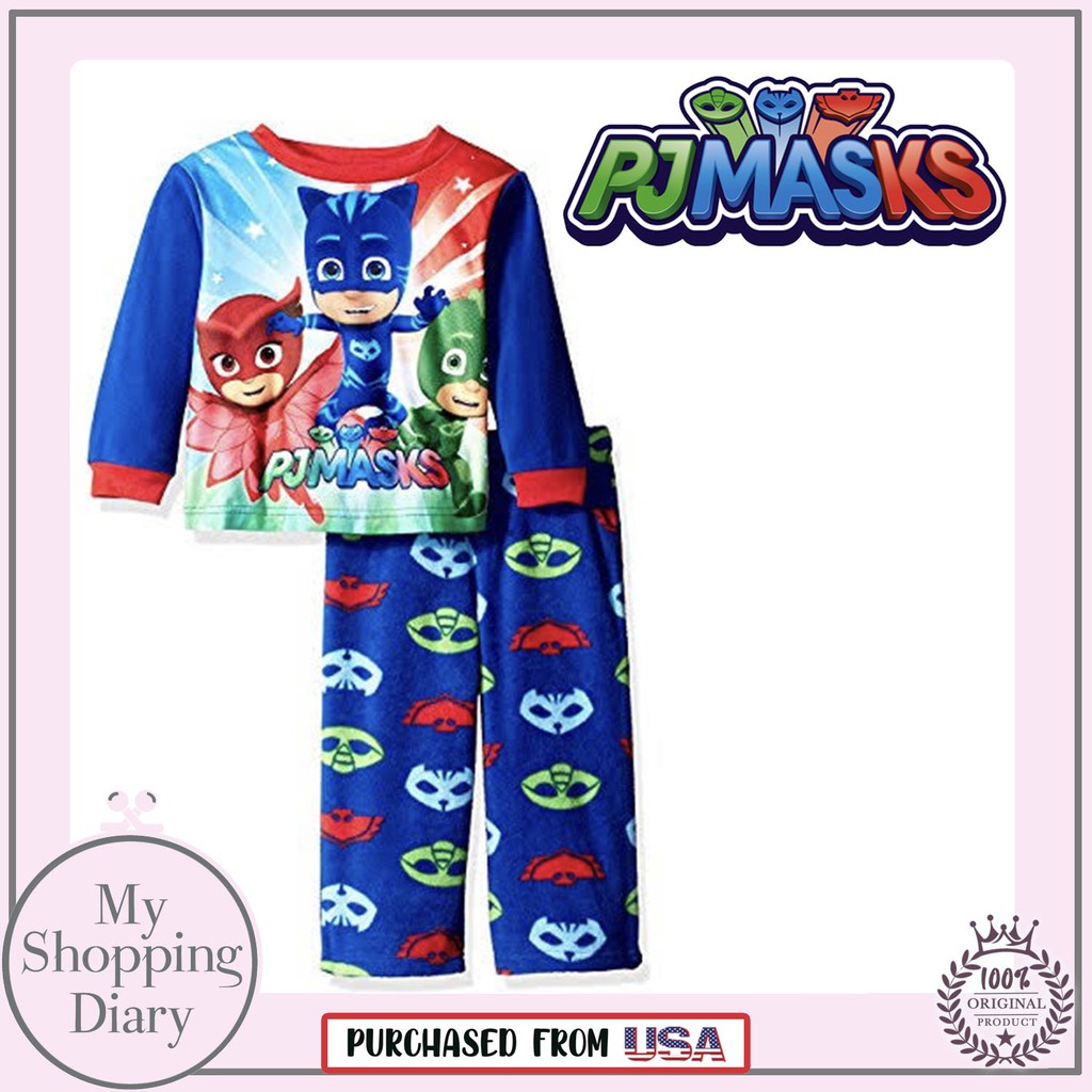 Pj Masks 2pk Flannel Pajamas for 2T