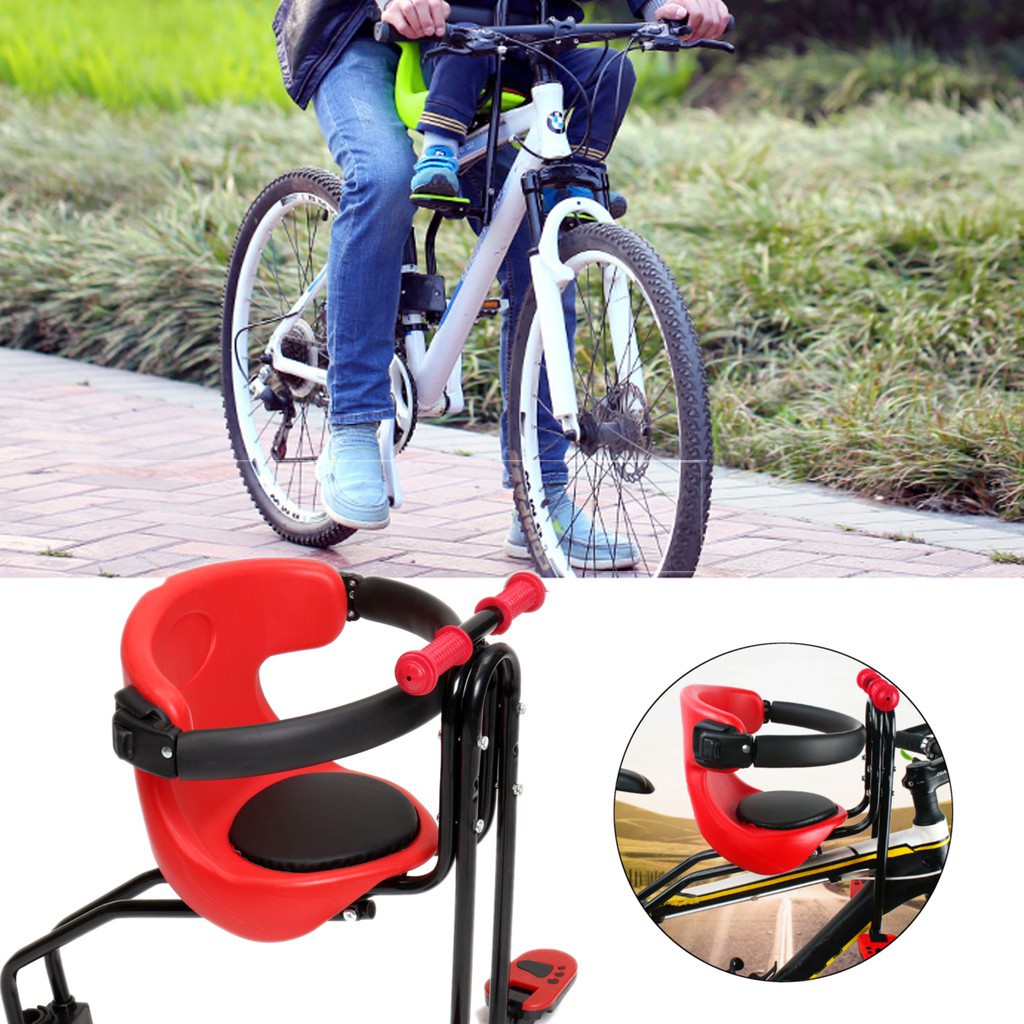 bike with kid carrier in front