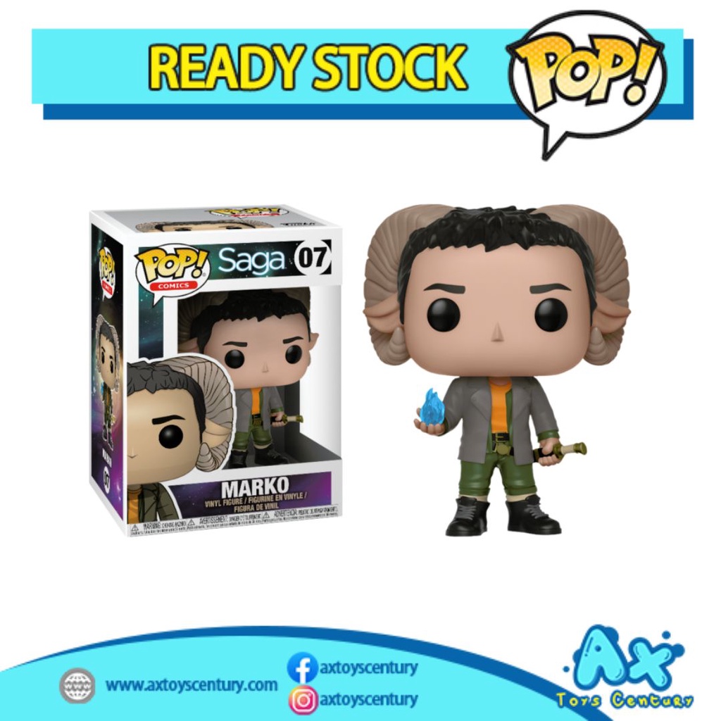 Funko Pop! Comics: Saga - Marko #07 100% Genuine
