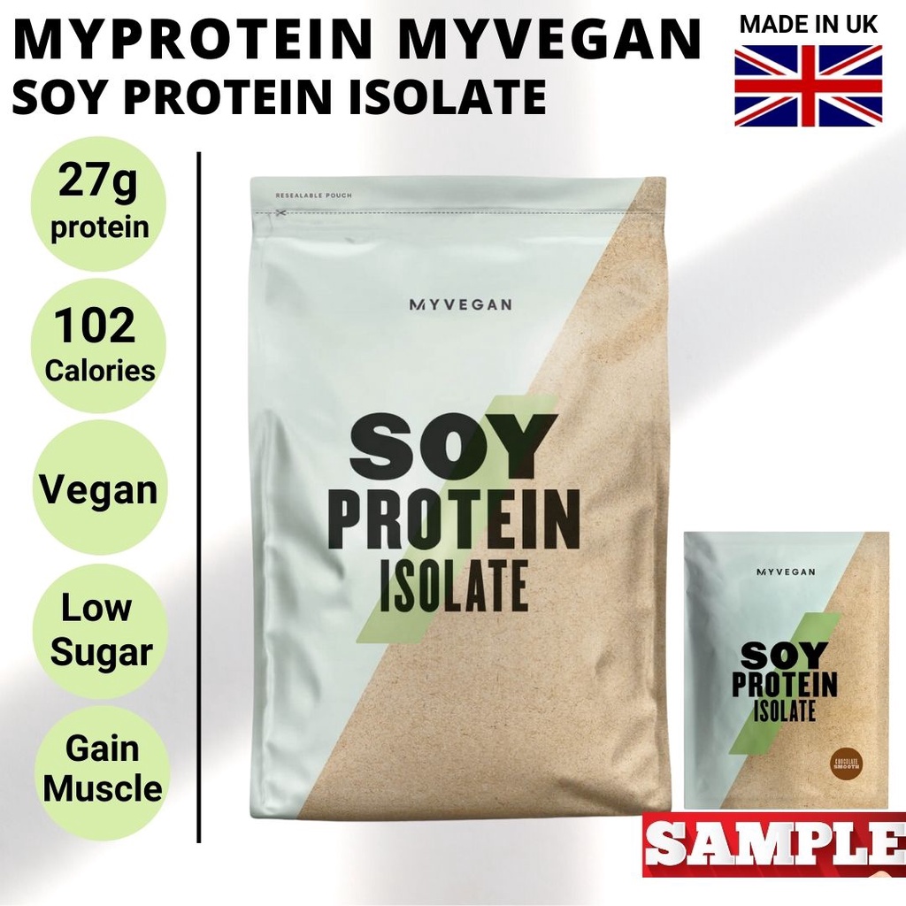 MYPROTEIN Soy Protein Isolate 500g Vegan Protein Shake Chocolate plantbased diet blend impact