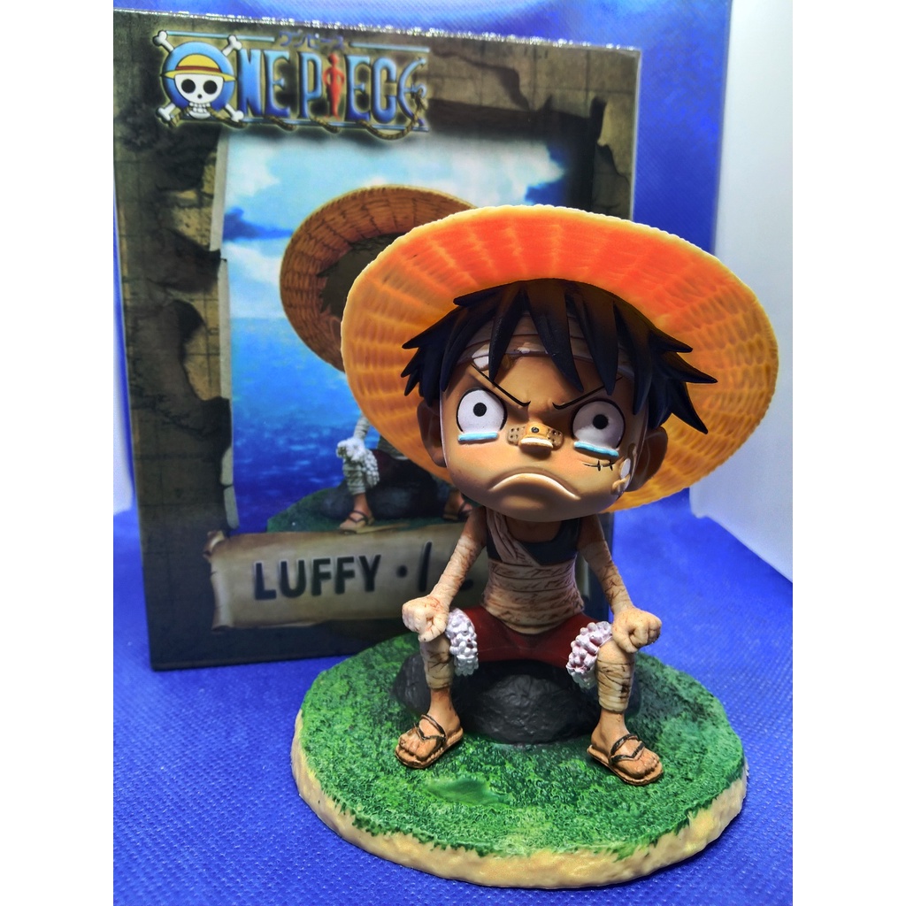 One Piece Monkey.D.Luffy Chibi ( Figure bootleg ) Shopee Malaysia