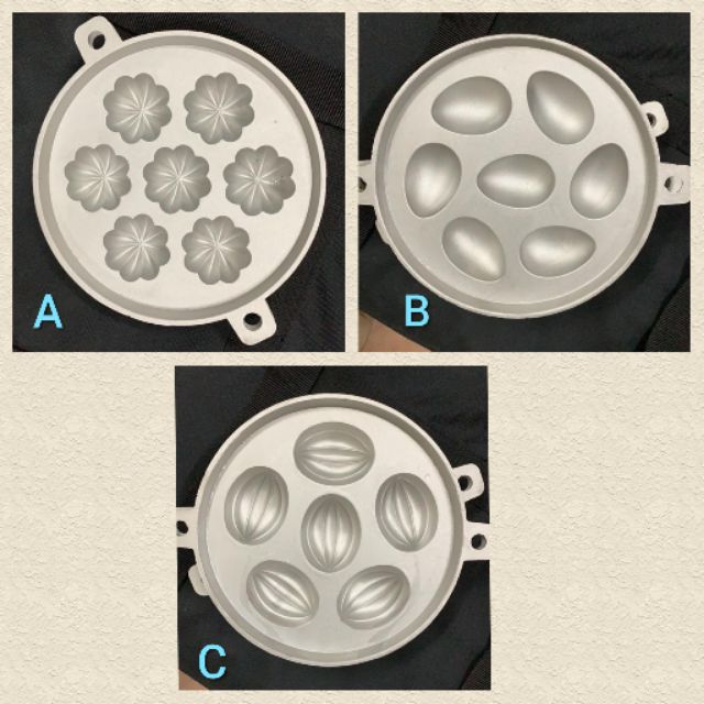 Aluminium Mould Bahulu /KUIH CARA/ Acuan Kuih Bahulu Mould 