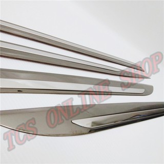 PERODUA MYVI 2018 SIDE MOULDING DOOR LINING TRIM STAINLESS 