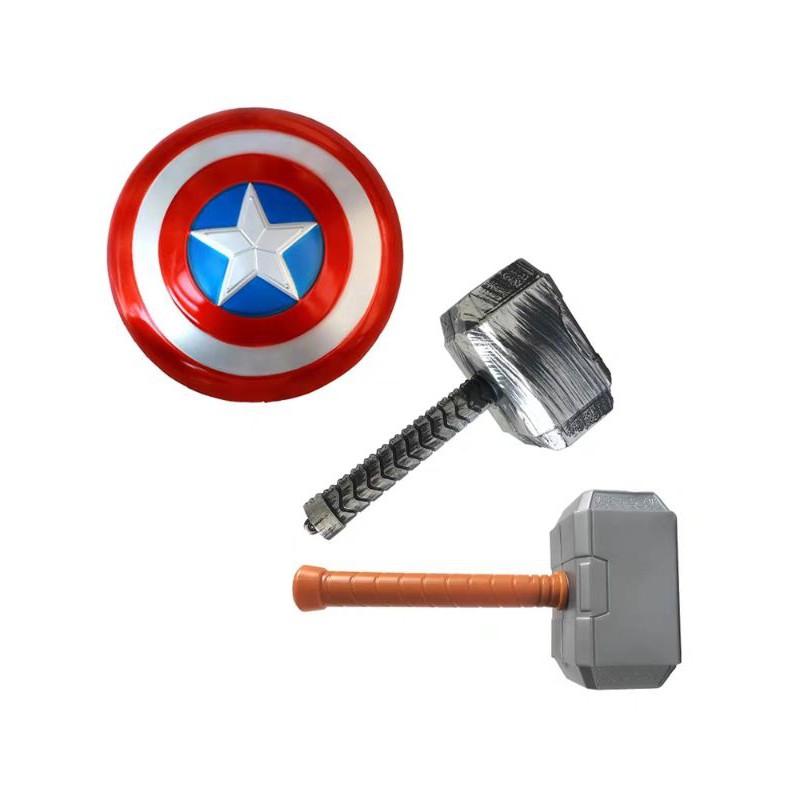 Avengers 2 weapon set shield helmet Thor's hammer Thor's hammer sound ...