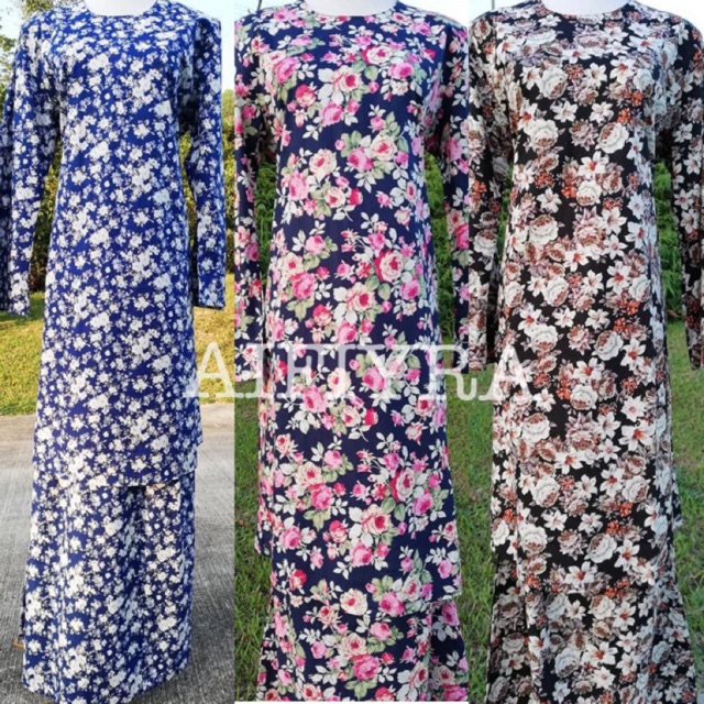 Baju Kurung Moden Cotton