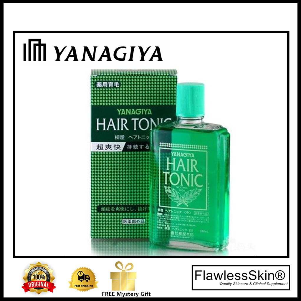 YANAGIYA Hair Tonic 240ml Original Japan Produk Hair Growth & Anti Hair
