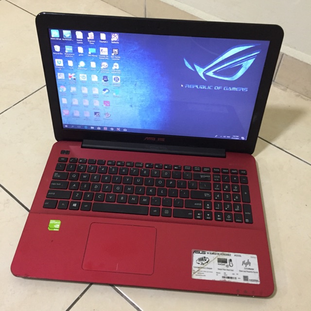 Asus Gaming I7 Asus Red Colour Ssd 480 Gb Good Condition Shopee Malaysia