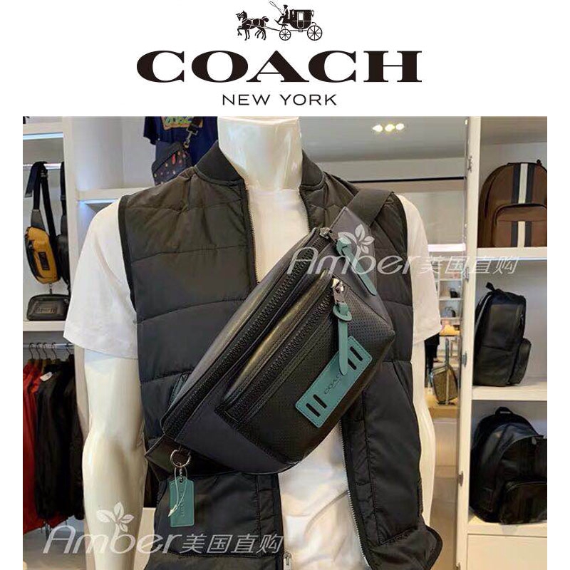 Original Coach Chest Bag Waist Bag Sling Bag UNISEX Men Women Crossbody Bag | Shopee Malaysia