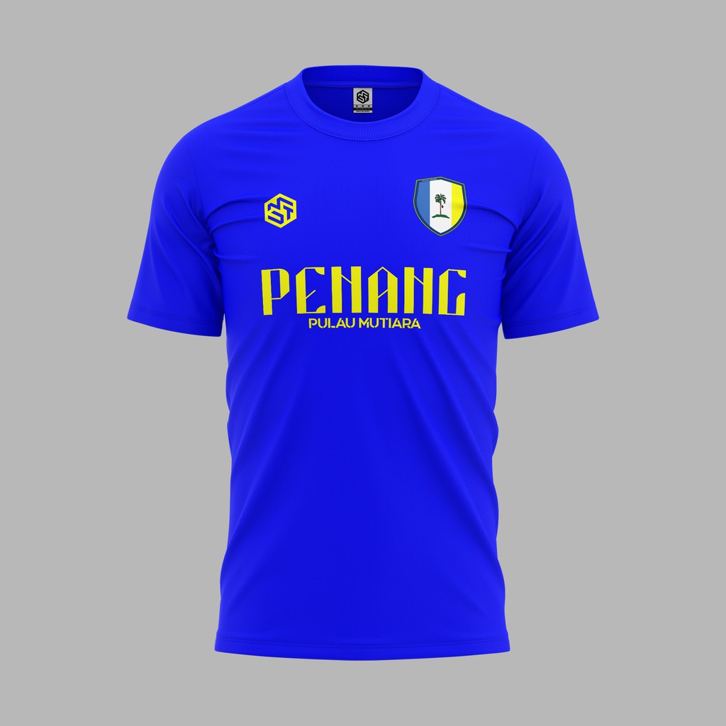 [READY STOCK] Pulau Pinang Pulau Mutiara Jersey Blue/Yellow