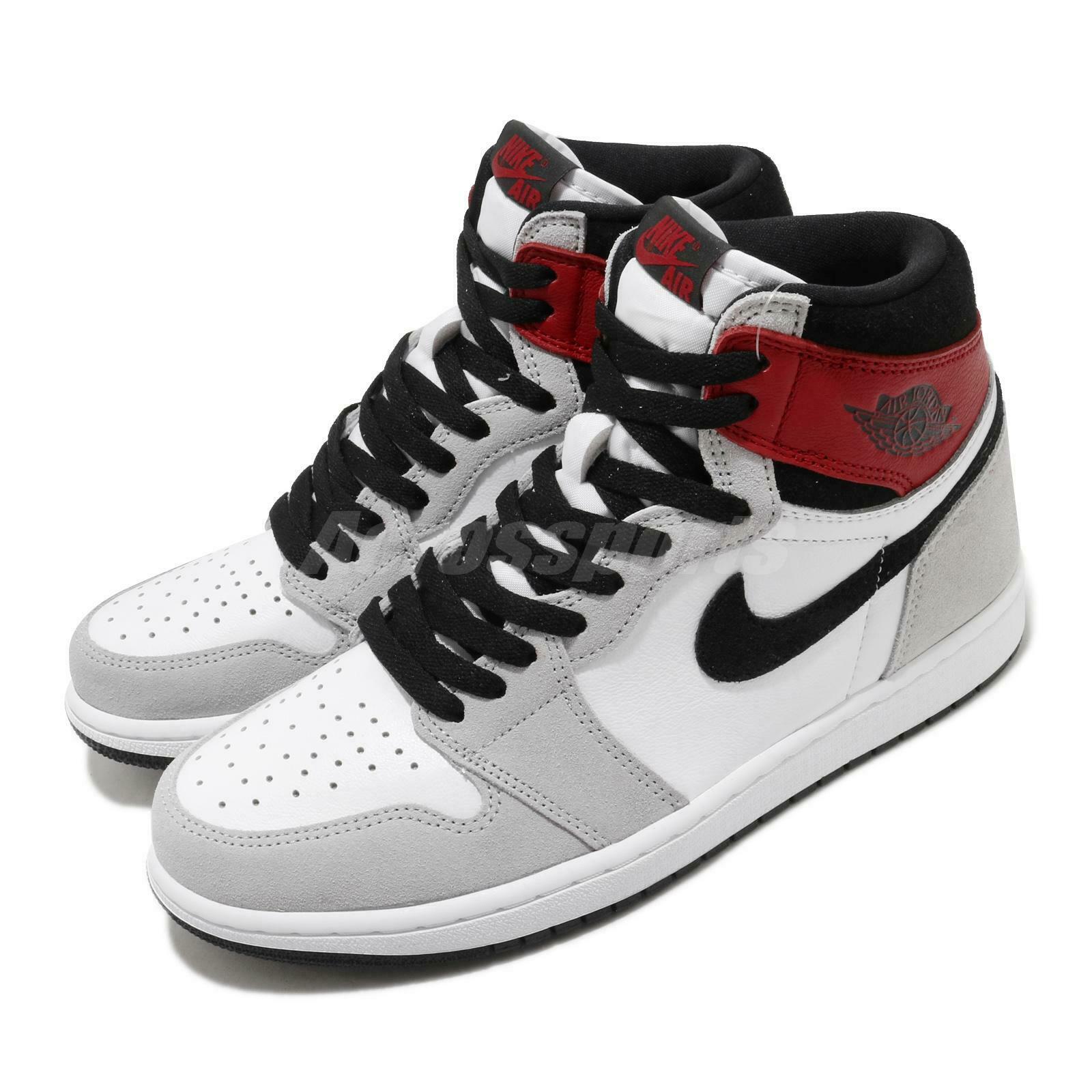 air jordan 1 grey and red