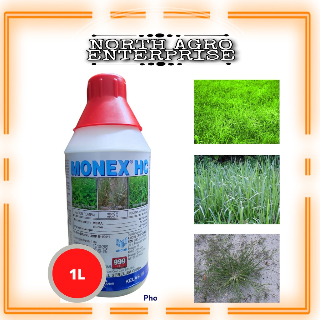 Ancom Monex Hc Msma 39 5 Diuron 7 8 Racun Rumput Rumpai Racun