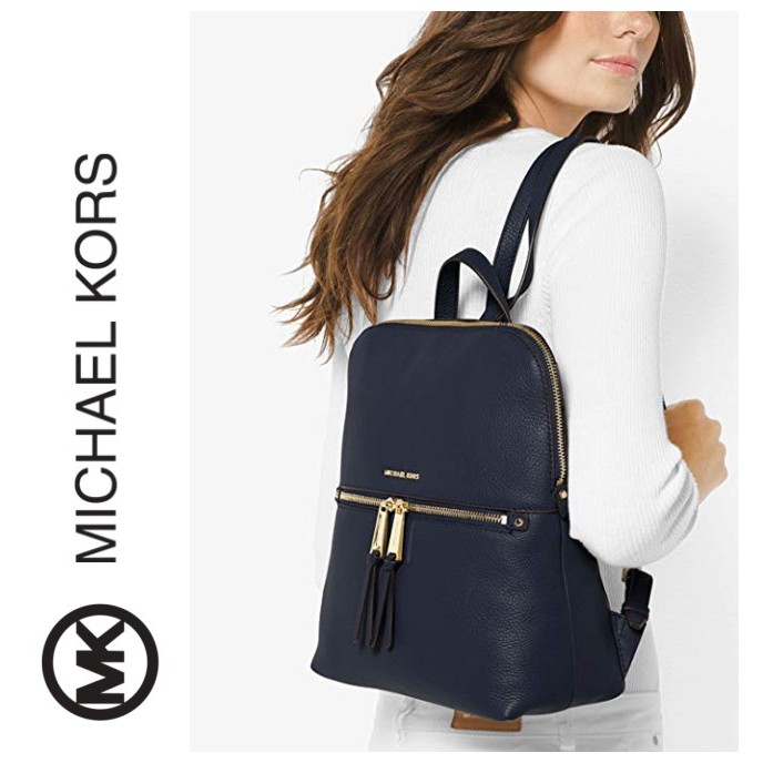 michael kors rhea slim medium backpack