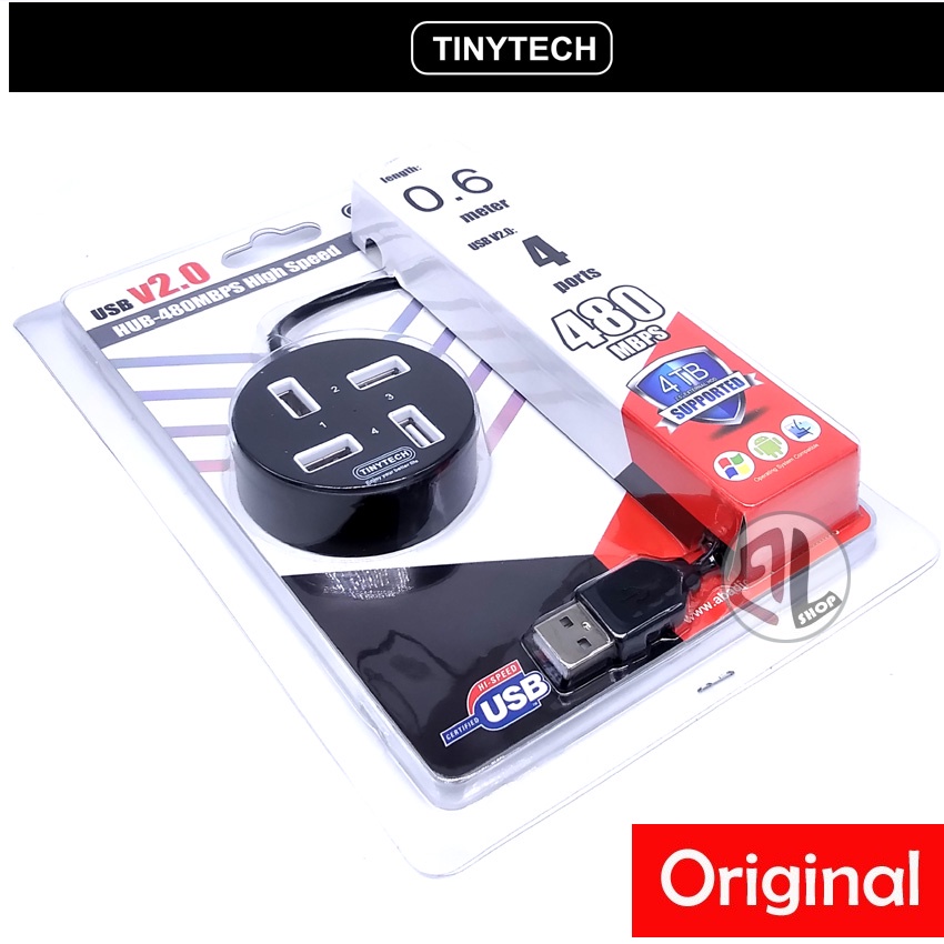 USB HUB High Speed 4 Ports USB 2.0 Hub USB Port Portable Hub USB