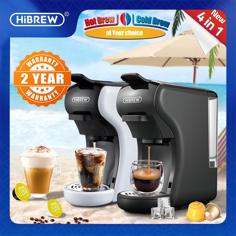 Buy Hibrew 4 In 1 Hot Cold Espresso Coffee Machine Capsule Coffee Maker For Nespresso Dolce Gusto Capsule Ground Coffee Ese Coffee Pod Seetracker Malaysia