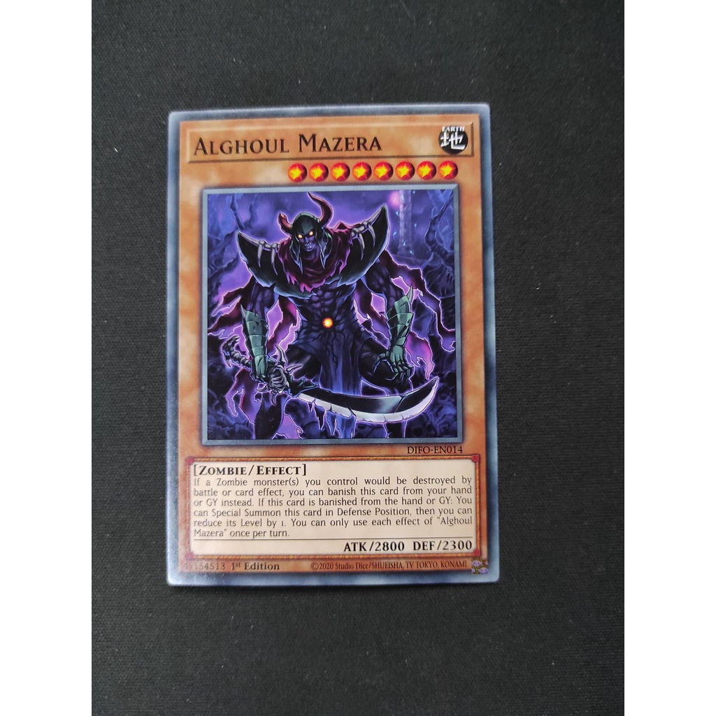 (YGO-TCG) 1 Card Alghoul Mazera - DIFO-EN014 - Common