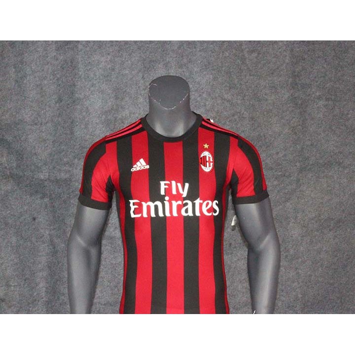 945 vroegrijp Onbeleefd AC Milan 2017/2018 HOME Jersey (Player Body Fit) | Shopee Malaysia