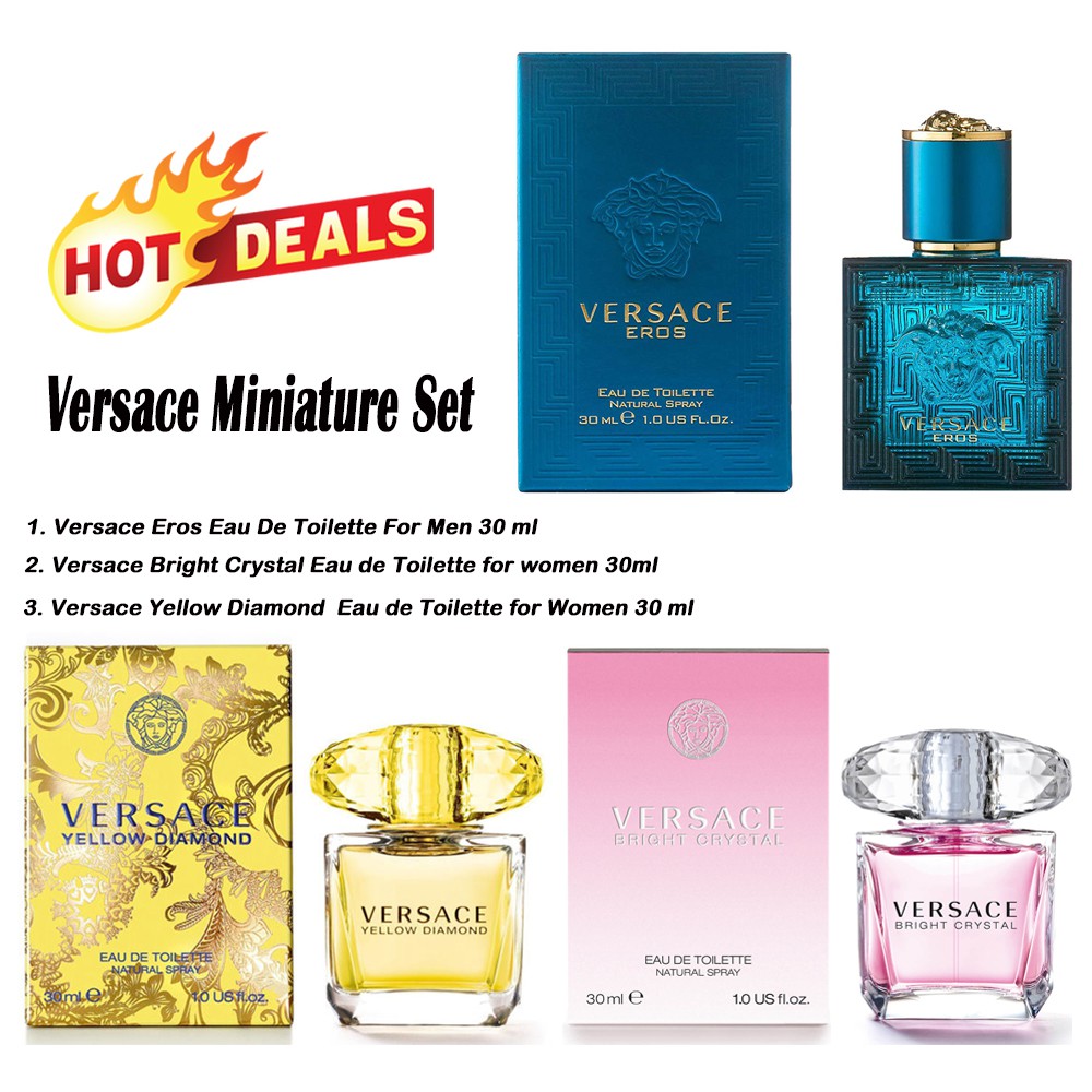 versace perfume mini set