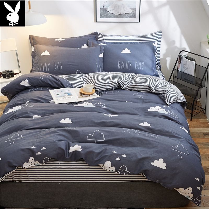 Sheets Playboy Four Sets Of Cotton 100 Quilt Bed Linen