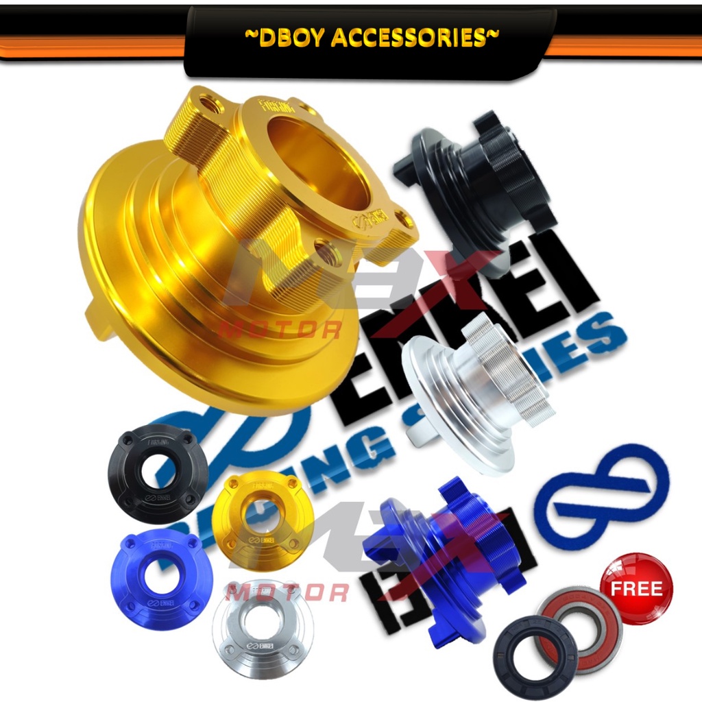 Y15ZR V1 V2 LC135 5S ENKEI CNC NEW TERBARU DESIGN SPOKET HUB 4 HOLE