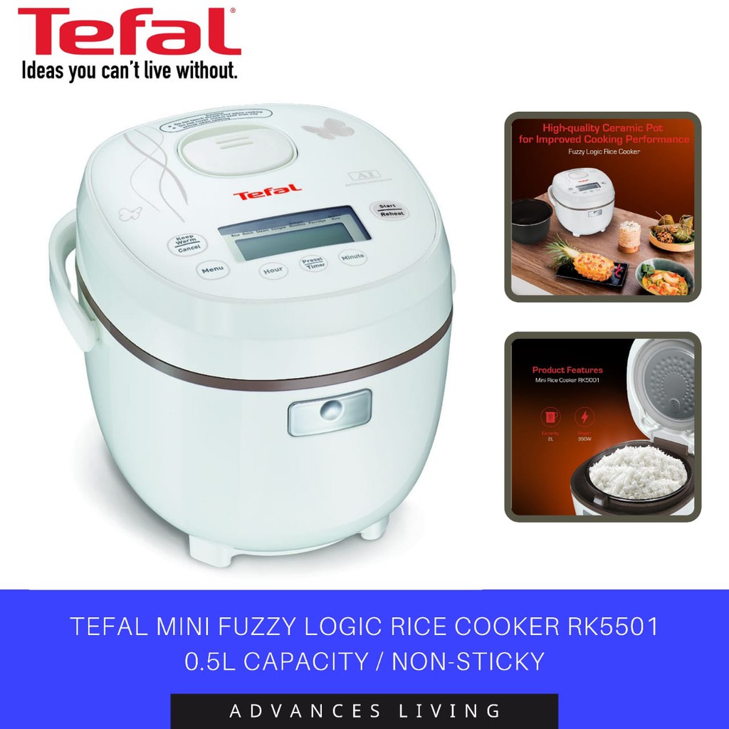 Tefal Mini Fuzzy Logic Rice Cooker 0.5L (RK5001) Shopee Malaysia