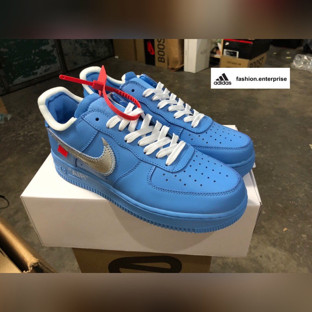 nike air force 1 off white university blue