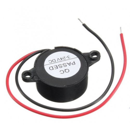 Essential Premium DC3-24V SFM-20B Active Piezoelectric Buzzer Long Continous Beep Tone - Image 2