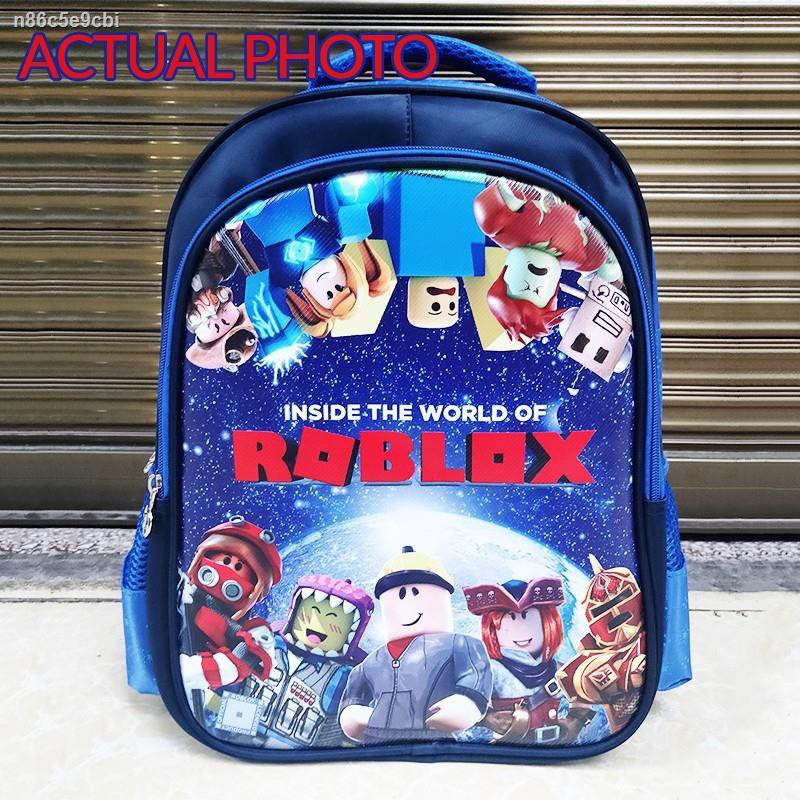 Buy Low Price Roblox Kidbag Children Bag 3d School Backpack Kindergarten Bags Beg Boybag Birthday Boy Seetracker Malaysia - blue robux backpack