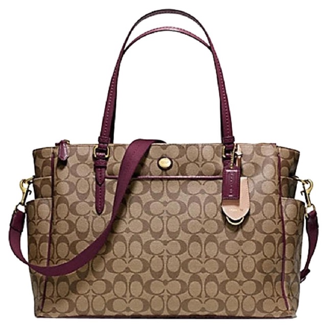 coach diaper tote