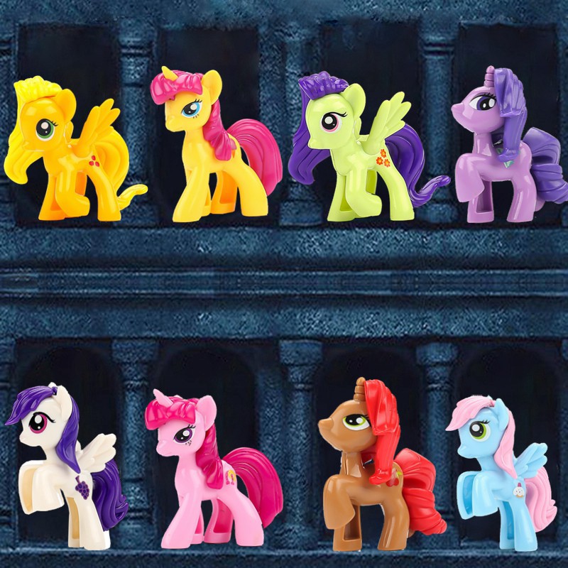 Compatible with Leging Minifigures Cute Animal Pony Building Blocks