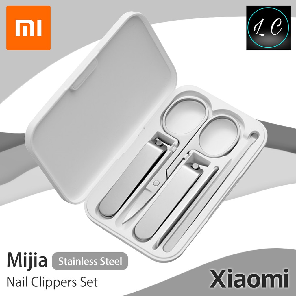 Xiaomi Original Mijia Stainless Steel Nail Clippers Set Trimmer Pedicure Care Clippers Earpick Nail File Beauty Tools