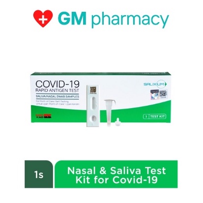 [GM Pharmacy] Salixium Saliva + Nasal Swab Rapid Antigen Self Test Kit ...