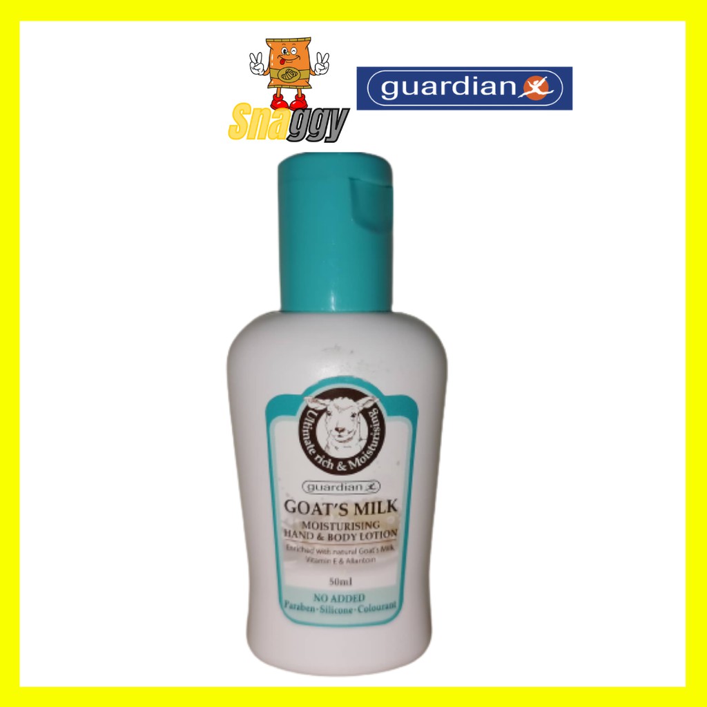 Guardian Goat's Milk Moisturising Hand & Body Lotion (50ml) Shopee