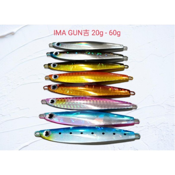 IMA GUN 20G & 30G & 40G LIGHT JIGGING JIGS | FISHING LURE | MICRO JIG I GEWANG l