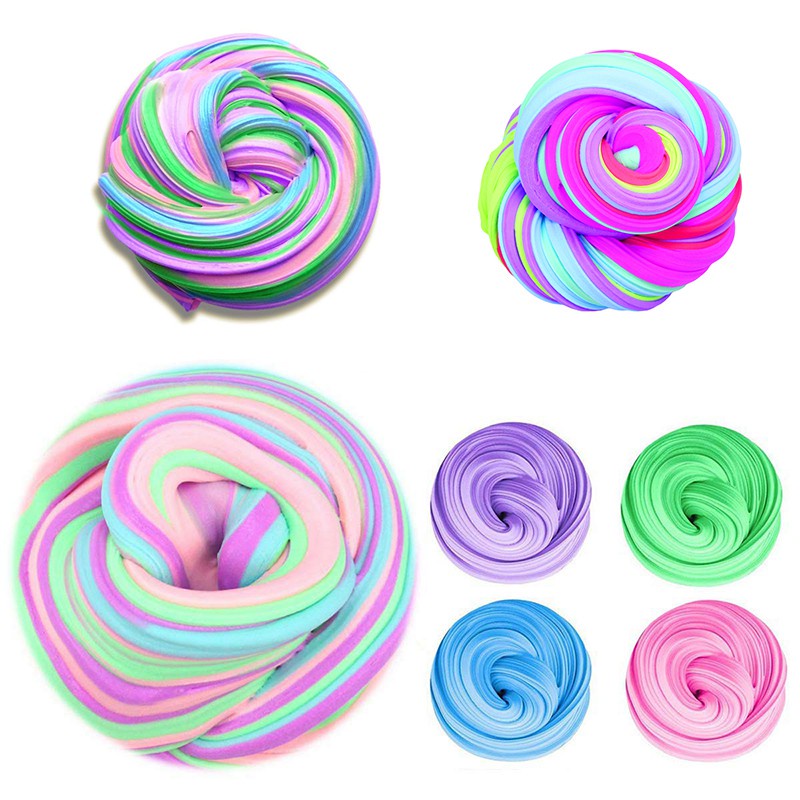 Durable Multi Pop It Ultra Light Slime Fluffy Foam Clay Decompression DIY Soft Cotton Mud Kids Toys - Image 4