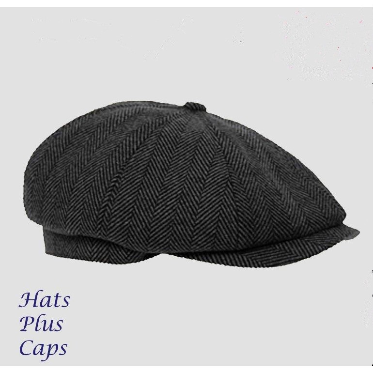 mens herringbone caps