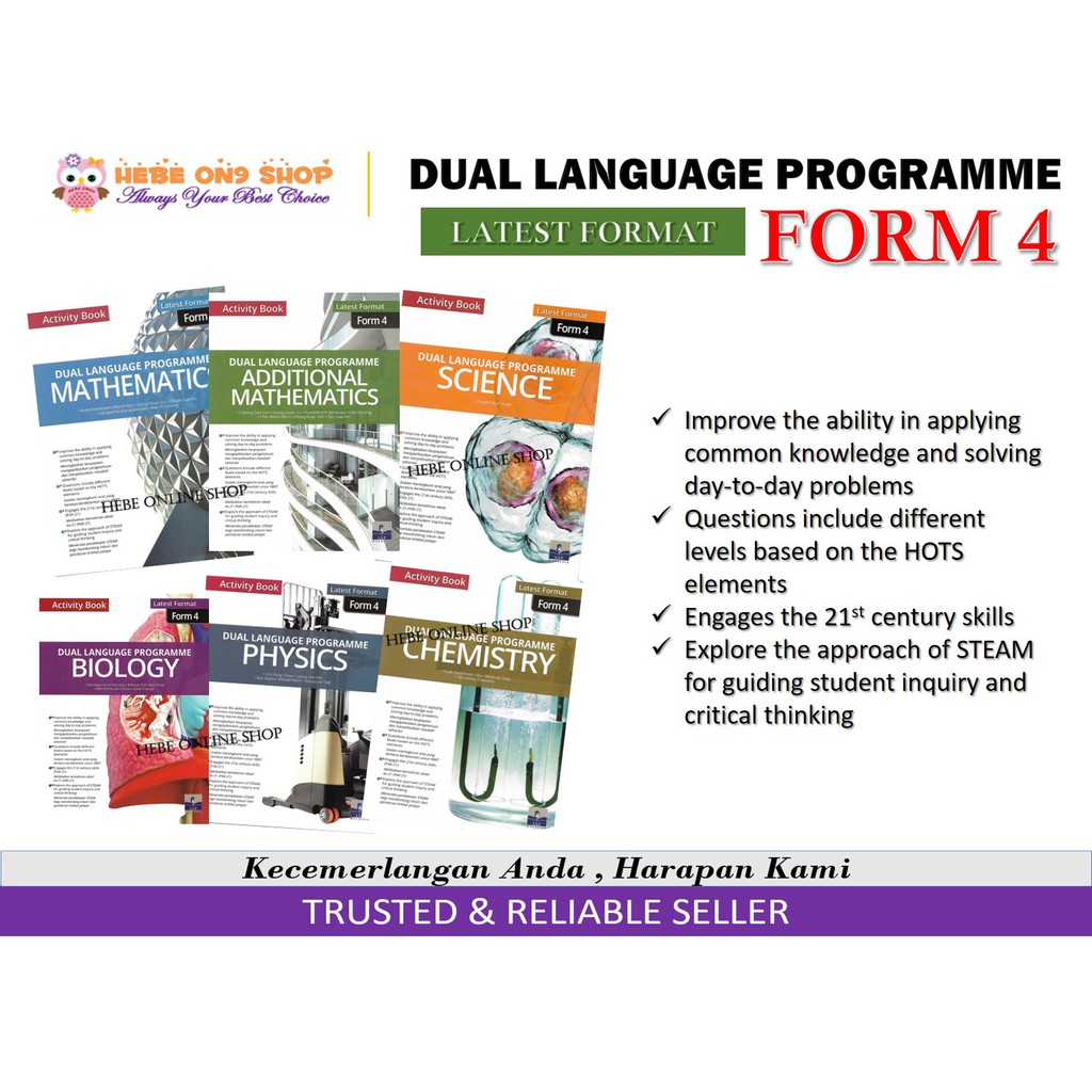 Activity Book Latest Format 2020 Form 4 Dual Language ...