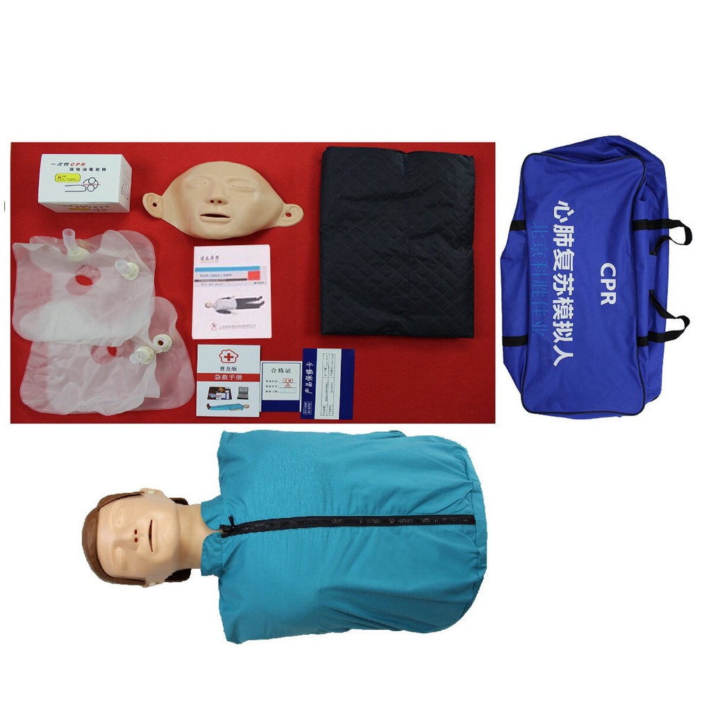 Half Body Adult CPR Training Manikin Professional Nursing Training Mannequin Teaching Model First Aid Training Dummy