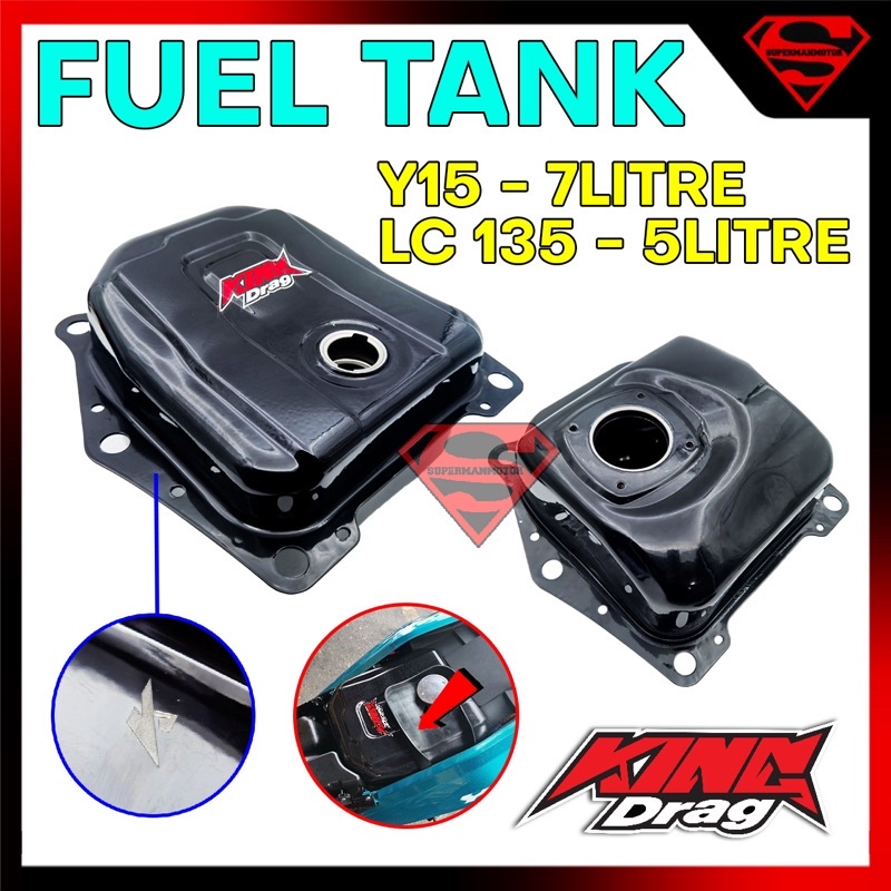 FUEL TANK TANGKI Y15 Y15ZR LC135 LC 135 7 LITRE 5 LITRE KING DRAG