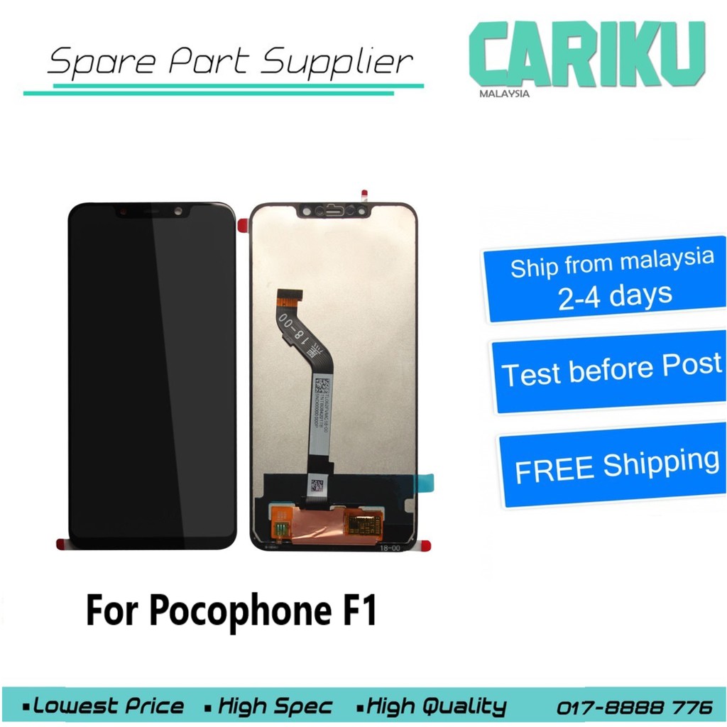 Xiaomi Pocophone F1 Lcd Touch Screen Replacement Cariku Shopee Malaysia