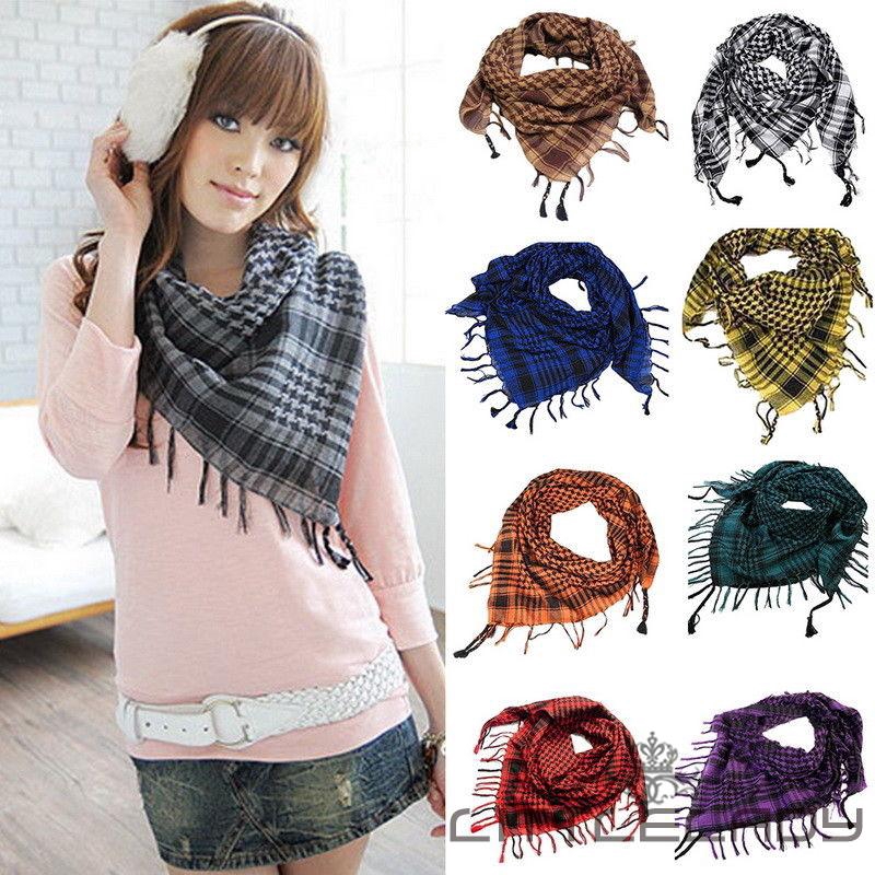 ☛☏❤Fashion Latest Women Men Unisex Arab Shemagh Keffiyeh Palestine Scarf Shawl Wrap Scarves