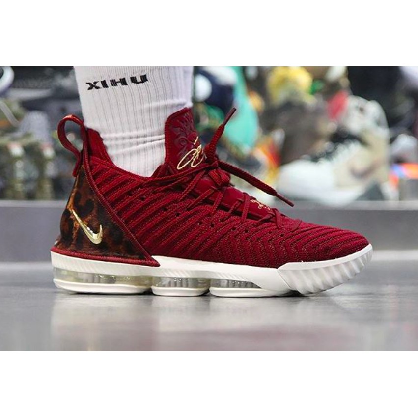 lebron 16 burgundy