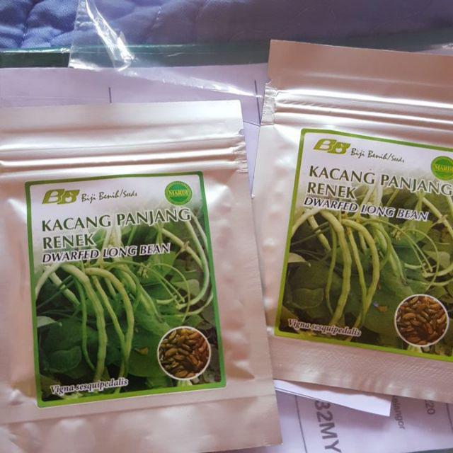 Biji Benih Mardi Kacang Panjang Renek Dwarfed Long Bean Seeds Shopee Malaysia