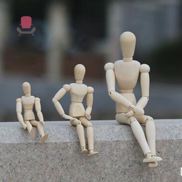 NU support COD Sketching Artist Movable Limbs Male Wooden Figure Model Doll Toys Sketch Mannequin Puppet .my