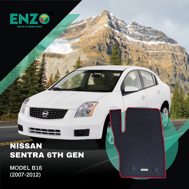 Nissan Sentra 6th Gen Model B16 Enzo Customised Car Mat Shopee Malaysia