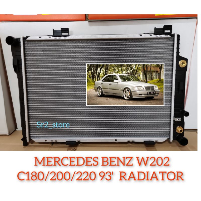 Mercedes W202 Radiator tangki air Ketebalan 32mm 3 layer Shopee Malaysia
