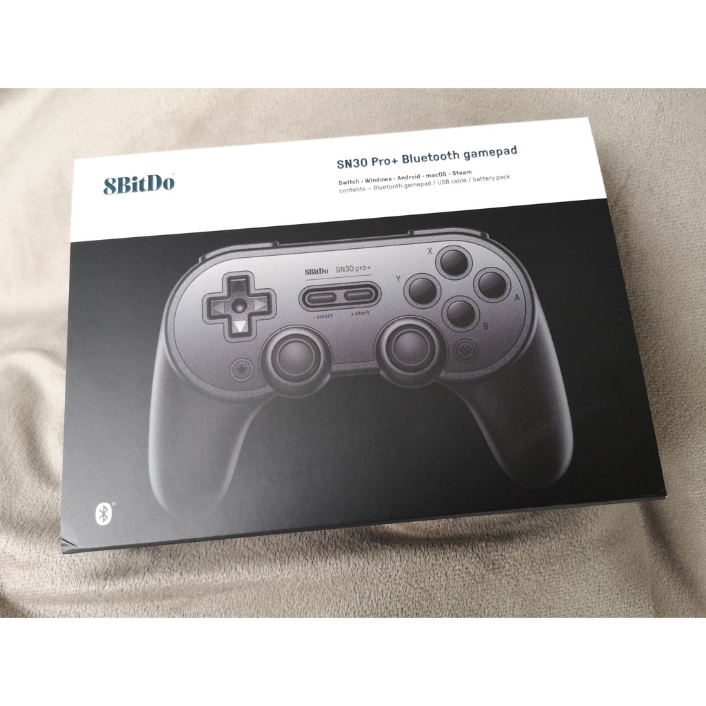 Used 8bitdo Sn30 Pro Plus Bluetooth Wireless Gamepad Controller Black Edition Shopee Malaysia