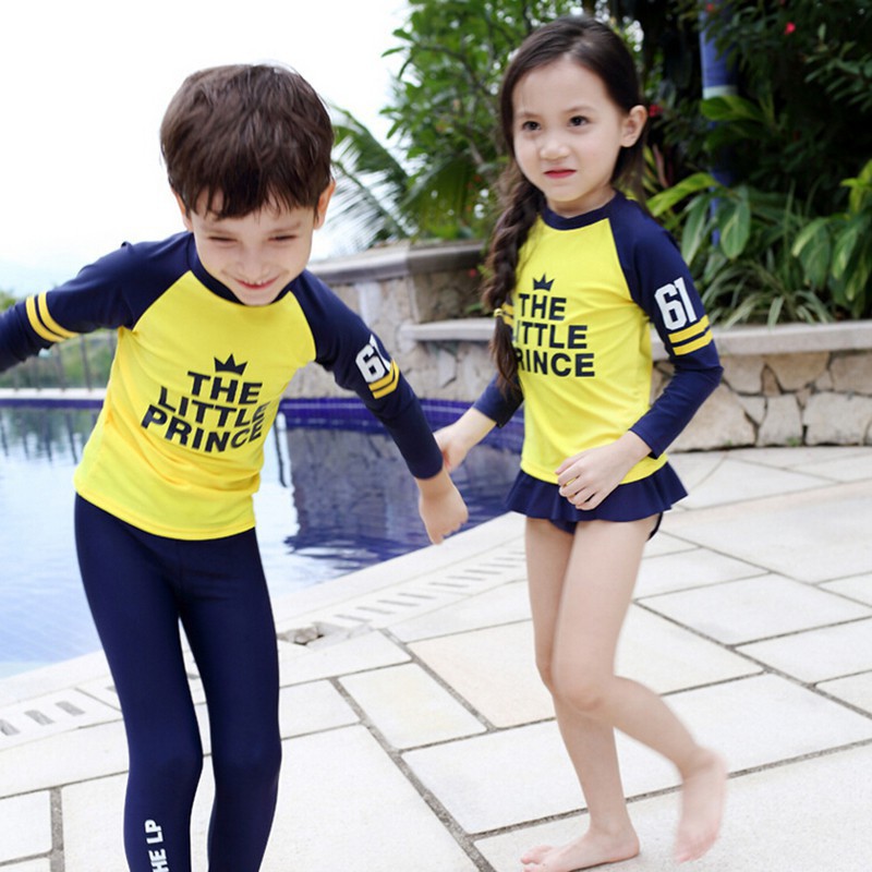 long sleeve swimwear kids