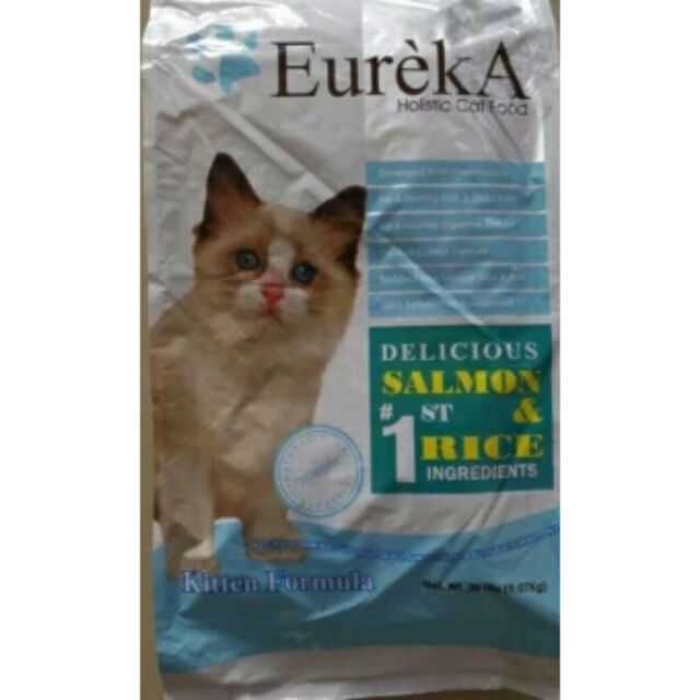 Eureka Holistic Cat Food Salmon Rice Kitten Formula 9 07kg