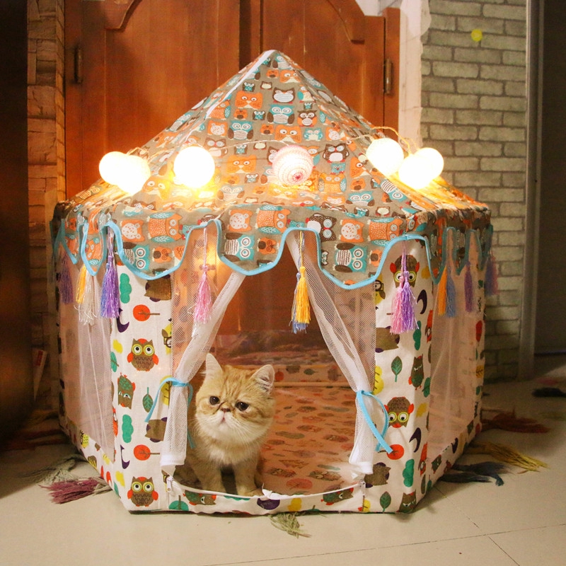 large cat tent